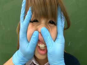 美女の顔面崩壊悪戯① 淫戯指編　サンプル画像15